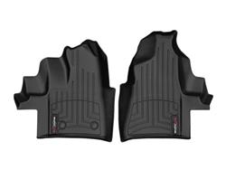 Floor Mats, Floor Liners, Front Seat, Thermoplastic, Black, Ford, Pair