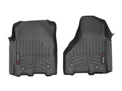 Floor Mats, FloorLiners, Front Seat, Thermoplastic, Black, Ram, Pair