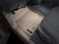 Floor Mat, Front Seat, Thermoplastic, Tan, Dodge, Pickup, Pair