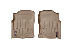 Floor Mat, Front Seat, Thermoplastic, Tan, Toyota, Pair