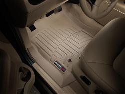 Floor Mat, Front Seat, Thermoplastic, Tan, Ford, Lincoln, Pair