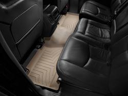Floor Mat, Second Seat, Thermoplastic, Tan, Cadillac, Chevy, GMC, Pair