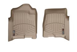 Floor Mat, Front Seat, Thermoplastic, Tan, Pair