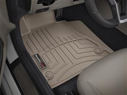 Floor Mat, WeatherTech, DigitalFit, Front Seat, Thermoplastic, Tan, Pair