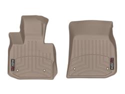 Floor Mats, FloorLiners, Front Seat, Thermoplastic, Tan, BMW, Set