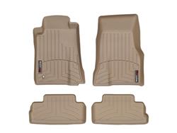 Floor Mats, FloorLiners, Front/Second Seat, Thermoplastic, Tan, Ford, Set