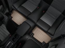 Floor Mats, FloorLiners, Second Seat, Thermoplastic, Tan, Ford, Pair