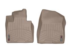 Floor Mats, FloorLiner, Front/Second Seat, Thermoplastic, Tan, for Kia, Set