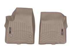 Floor Mats, FloorLiners, Front/Second Seat, Thermoplastic, Tan, Cadillac, Set