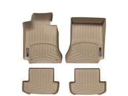 Floor Mats, FloorLiners, Front/Second Seat, Thermoplastic, Tan, Mercedes-Benz, Set