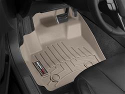 Floor Mats, FloorLiners, Front Seat, Thermoplastic, Tan, Audi, Porsche, Pair