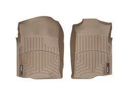 Floor Mats, WeatherTech, DigitalFit, Front Seat, Thermoplastic, Tan, Chevy, GMC, Pair