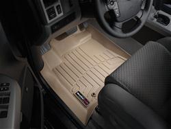 Floor Mat, Floor Liner, Front Seat, Thermoplastic, Tan, Toyota, Pair