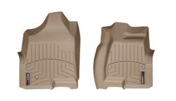 Floor Mat, Weather Tech, DigitalFit, Front Seat, Thermoplastic, Tan, Hummer, Pair