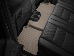 Floor Mats, FloorLiner HP, Second Seat, Thermoplastic, Tan, Models with 2nd Row Bench Seat, Cadillac, Chevy, GMC, Each