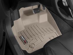 Floor Mat, DigitalFit, Front, Second Seat, Thermoplastic, Tan, Ford, Set