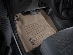 Floor Mat, DigitalFit, Front Seat, Thermoplastic, Tan, Ford, Pair