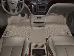 Floor Mat, DigitalFit, Front Seat, Thermoplastic, Tan, for Nissan, Each