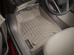 Floor Mat, WeatherTech, DigitalFit, Front Seat, Thermoplastic, Tan, Chevy, Pair