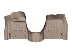 Floor Mat, Weather Tech DigitalFit, Front Center Hump, Thermoplastic, Tan, Each