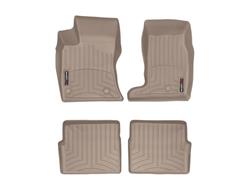 Floor Mats, FloorLiners, Front/Second Seat, Thermoplastic, Tan, AWD Models, Cadillac, Set