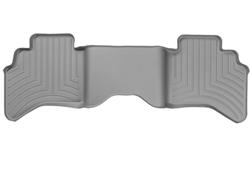 Floor Mats, Second Seat Area, Thermoplastic, Gray, Dodge, Quad Cab, Each