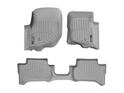 Floor Mats, FloorLiners, Front/Second Seat, Thermoplastic, Gray, Chrysler, Dodge, Set