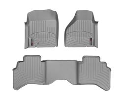 Floor Liner, Front/Second Seat, Thermoplastic, Gray, Dodge, Set