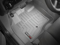 Floor Mats, FloorLiners, Front Seat, Thermoplastic, Gray, for use on Honda®, Ford, Mercury, Pair