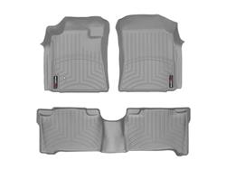 Floor Mats, FloorLiners, Front/Second Seat, Thermoplastic, Gray, Toyota, Set