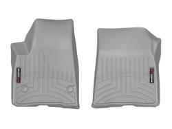 Floor Liner, Front Seat, Thermoplastic, Gray, GMC, Pair