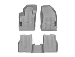 Floor Mat, Automotive, Front/Second Seat, Thermoplastic, Gray, Jeep, Set