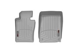 Floor Mats, FloorLiners, Front Seat, Thermoplastic, Gray, BMW, Pair