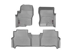 Floor Mat, DigitalFit, Front/Second Seat, Thermoplastic, Gray, Nissan, Suzuki, Set