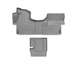 Floor Mats, FloorLiners, Front/Second Seat, Thermoplastic, Gray, Dodge, Mercedes-Benz, Set