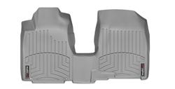 Floor Mat, WeatherTech, DigitalFit, Front Seat, Thermoplastic, Gray, for use on Honda®, Each