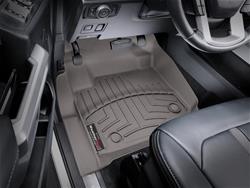 Front Liner, Front Seat, Thermoplastic, Cocoa, Ford, Pair