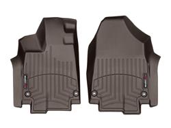 Floor Mats, FloorLiners, Front Seat, Thermoplastic, Cocoa, for use on Honda®, Pair