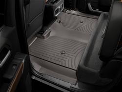 Floor Mat, Floor Liner, Second Seat, Thermoplastic, Cocoa, Chevy, GMC, Each