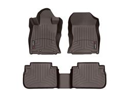 Floor Mat, Automotive, Front/Second Seat, Thermoplastic, Cocoa, Subaru, Set