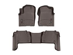 Floor Mat, Automotive, Front/Second Seat, Thermoplastic, Cocoa, Infiniti, Set