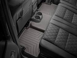 Floor Mats, FloorLiner HP Floor Mats, Second Seat, Thermoplastic, Cocoa, Lincoln, Each