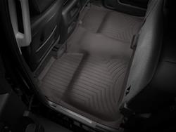 Floor Mats, FloorLiner HP, Second Seat, Thermoplastic, Cocoa, Chevrolet, GMC, Each