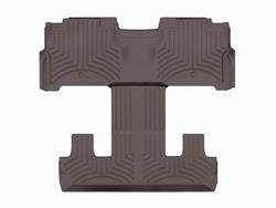 Floor Mats, FloorLiner HP Floor Mats, Second/Third Seat, Thermoplastic, Cocoa, Chevrolet, GMC, Set