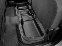 Storage Container, Under Seat, Thermoplastic, Black, Chevrolet, GMC, Standard Cab, Each