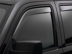 Side Window Visors, WeatherTech, Front/Rear, Snap-in, Acrylic, Smoke, Toyota, Set of 4