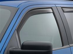Side Window Visors, Acrylic, Smoke, Snap-in, Front, Ford, Pair