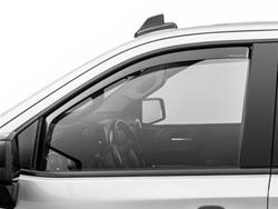 Side Window Visors, Acrylic, Dark Smoke, Snap-in, Front, Chevrolet, GMC, Pair