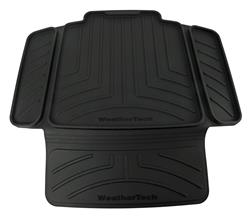 Seat Protective Covers, Child Car Seat Protectors, Bucket/Bench, Thermoplastic Elastomer, Black, Water Resistant, Rear, Each