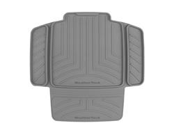 Seat Protective Covers, Child Car Seat Protectors, Bucket/Bench, Thermoplastic Elastomer, Gray, Water Resistant, Rear, Each